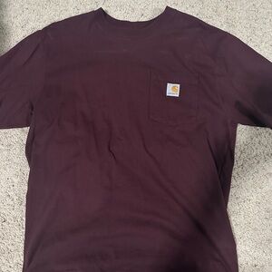 Carhartt Maroon Pocket T-Shirt